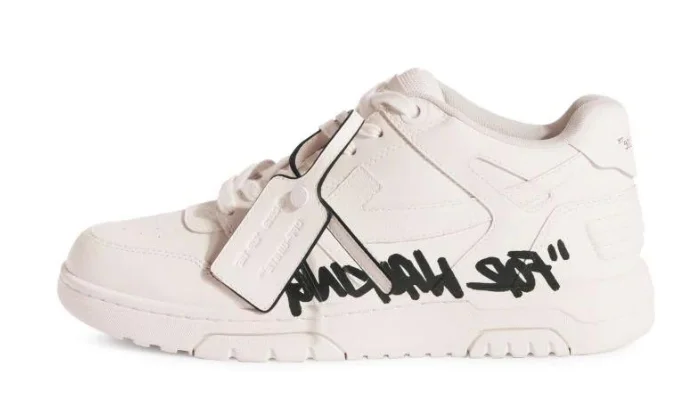 Off-White sneakers ”for walking” bianco/nero - immagine 4