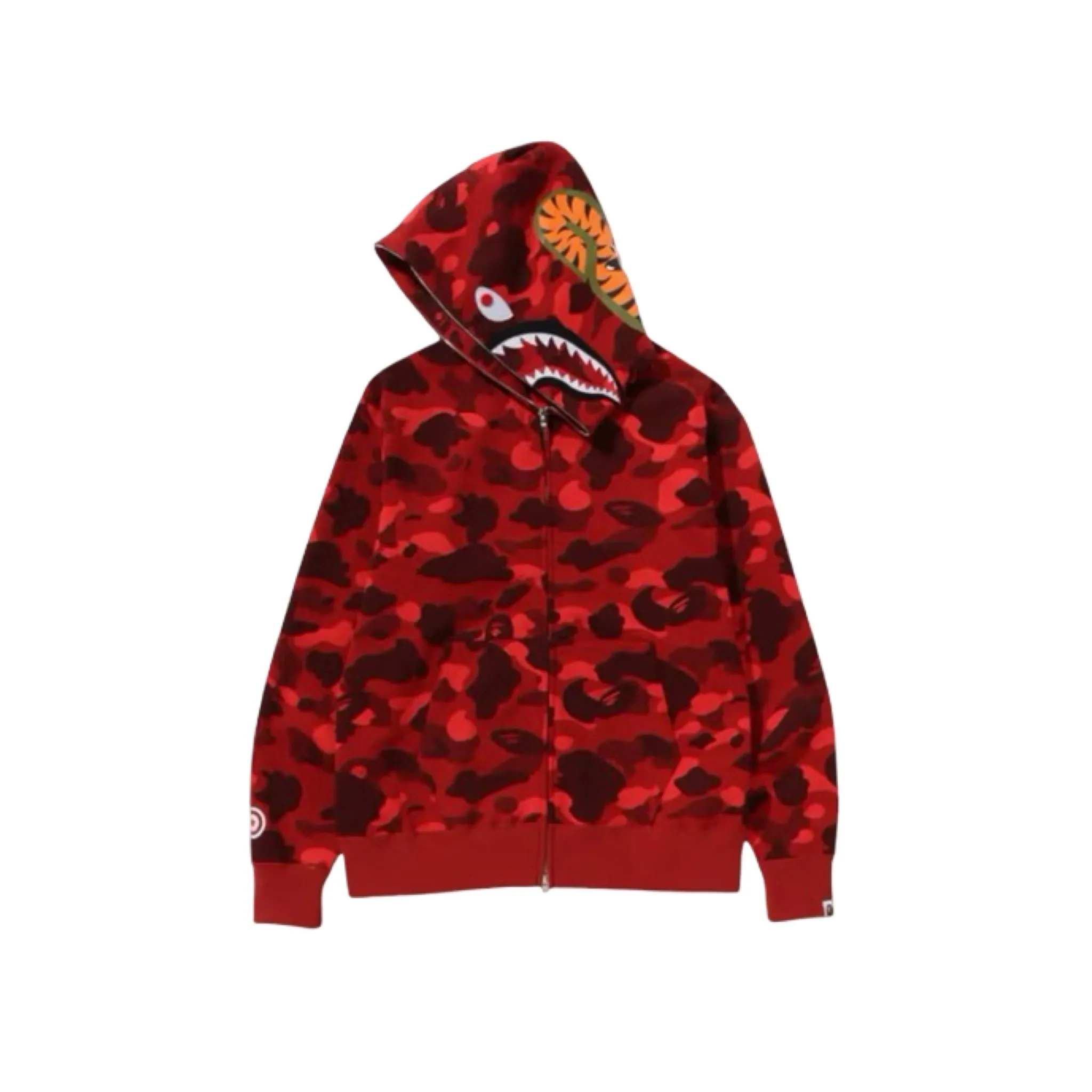 Bape Hoodie Shark Mimetic Red - immagine 3