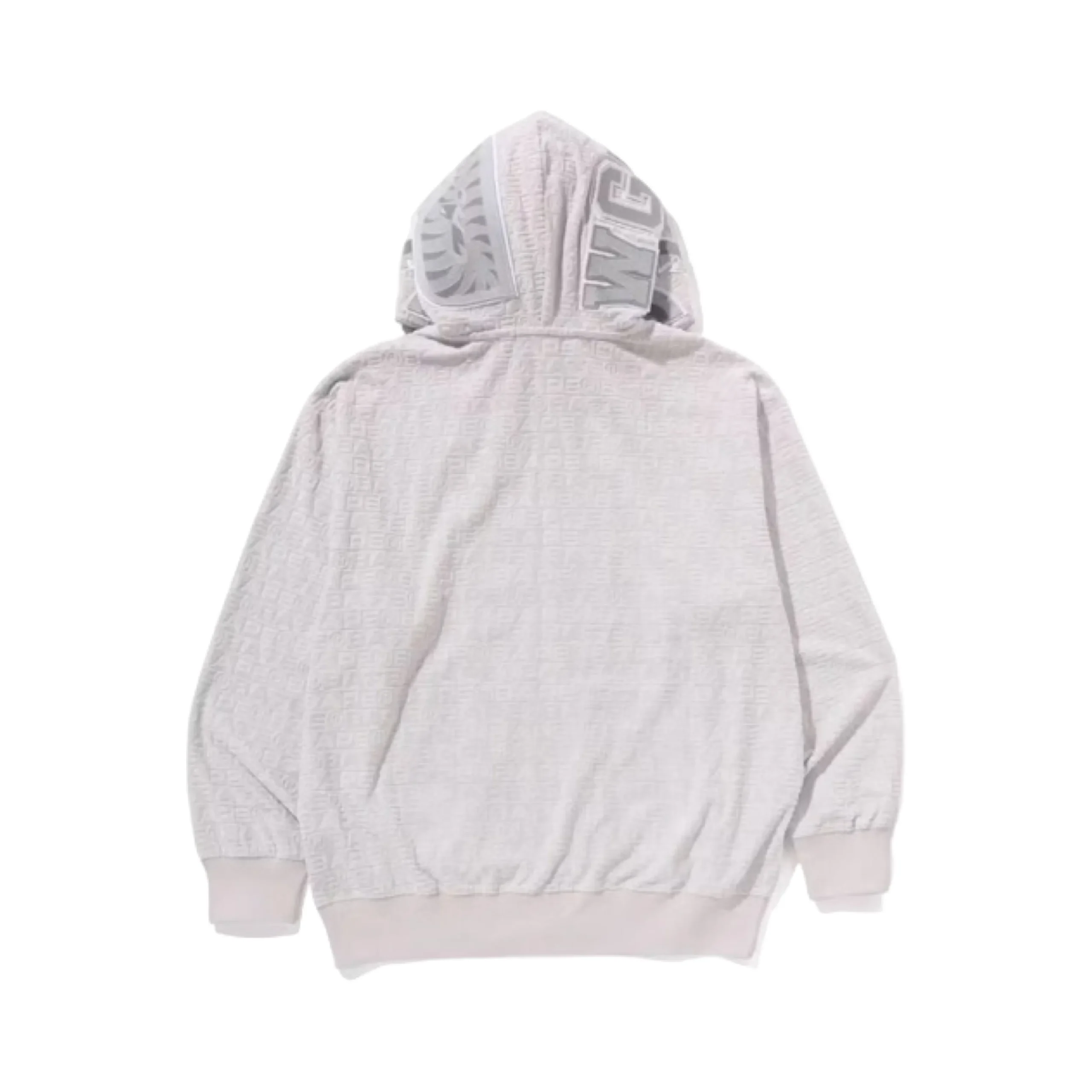 Bape Hoodie Shark Total Grey - immagine 2