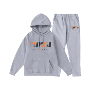 Trapstar Tracksuit Grey&Orange