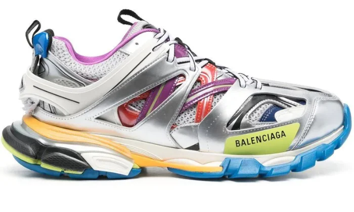 Balenciaga Track Metallic Panelled Sneakers - immagine 2