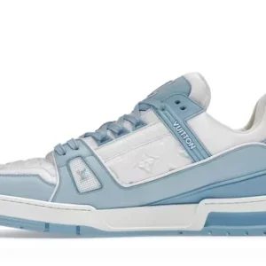Louis Vuitton Trainer Low White Sky Blue