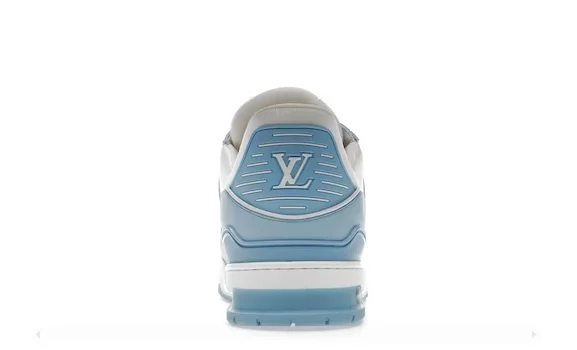 Louis Vuitton Trainer Low White Sky Blue - immagine 4