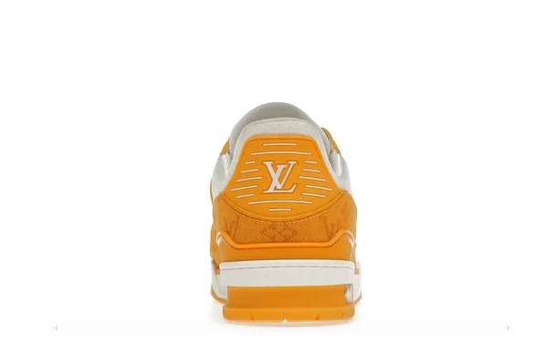 Louis Vuitton Trainer Yellow Monogram Denim White - immagine 4