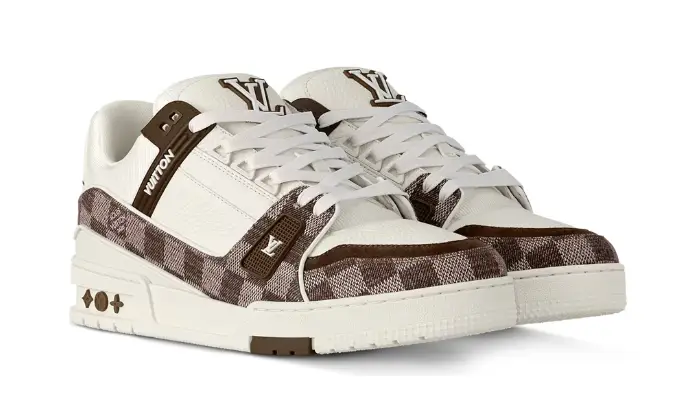 Trainer White & Brown Damier - immagine 4